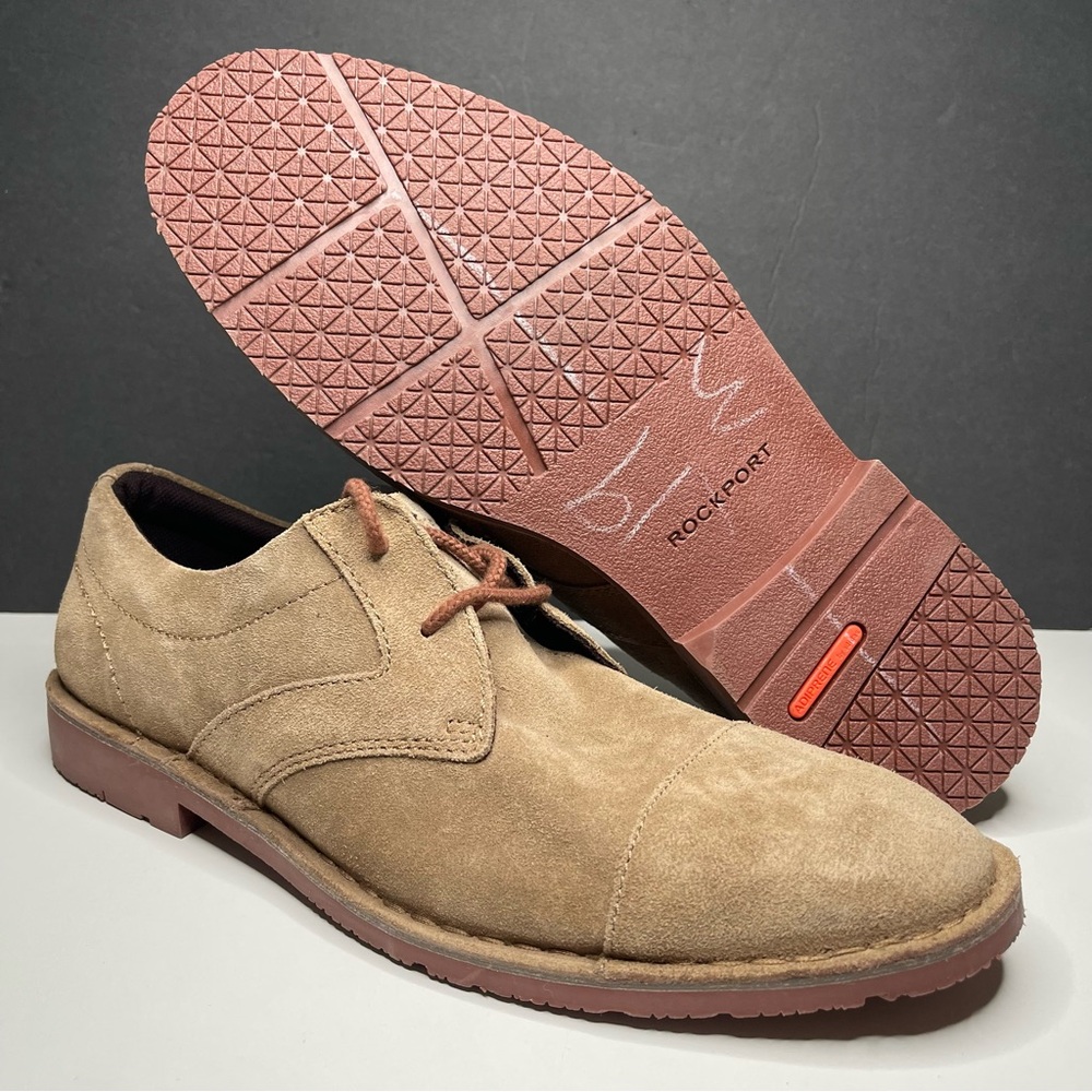 Rockport Urban Edge Oxford Brown Leather Cap Toe V78321 Men’s Size 11.5